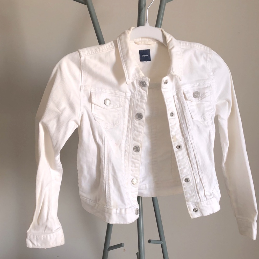 GAP Kid’s White Jean Jacket